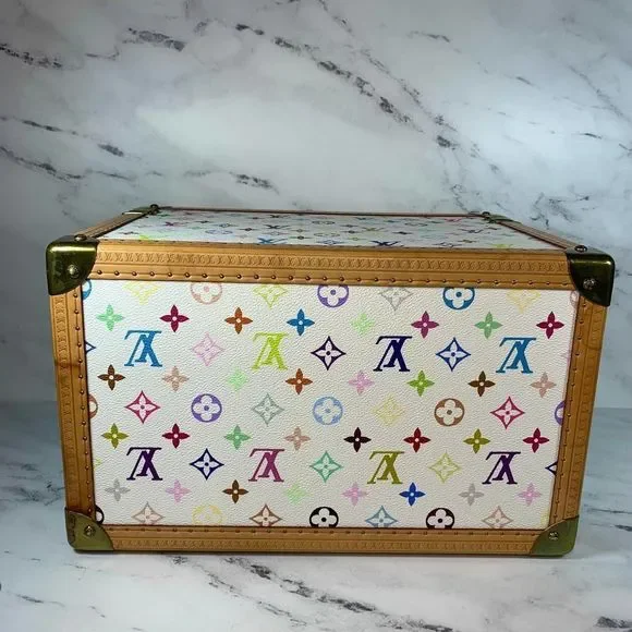 Louis Vuitton Multicolor Boite Pharmacie Monogram Blanc Murakami Trunk LV Case - Picture 7 of 16